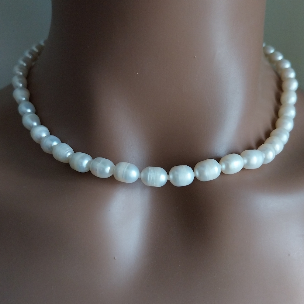 White Freshwater Pearl Necklace